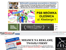 Tablet Screenshot of galeria.mojaolesnica.pl