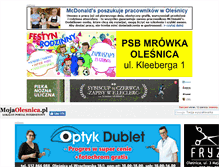 Tablet Screenshot of firmy.mojaolesnica.pl
